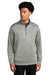 Sport-Tek ST263 Mens Heather Sport-Wick Moisture Wicking Fleece 1/4 Zip Sweatshirt Heather Dark Silver Grey Model Front