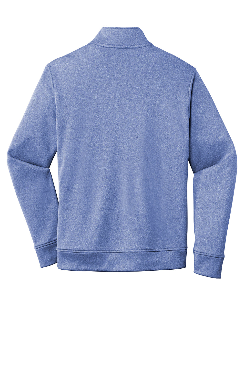 Sport-Tek ST263 Mens Heather Sport-Wick Moisture Wicking Fleece 1/4 Zip Sweatshirt Heather True Royal Blue Flat Back