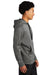 Sport-Tek ST264 Mens Heather Sport-Wick Moisture Wicking Fleece Hooded Sweatshirt Hoodie Heather Black Model Side