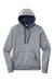 Sport-Tek ST264 Mens Heather Sport-Wick Moisture Wicking Fleece Hooded Sweatshirt Hoodie Heather True Navy Blue Flat Front