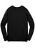 Sport-Tek ST266 Mens Shrink Resistant Fleece Crewneck Sweatshirt Black Flat Front