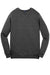 Sport-Tek ST266 Mens Shrink Resistant Fleece Crewneck Sweatshirt Heather Graphite Grey Flat Front