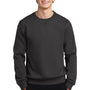 Sport-Tek Mens Shrink Resistant Fleece Crewneck Sweatshirt - Heather Graphite Grey