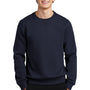 Sport-Tek Mens Shrink Resistant Fleece Crewneck Sweatshirt - True Navy Blue