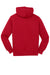 Sport-Tek ST271 Mens Lace Up Fleece Hooded Sweatshirt Hoodie Deep Red Flat Back