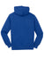 Sport-Tek ST271 Mens Lace Up Fleece Hooded Sweatshirt Hoodie True Royal Blue Flat Back