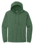 Sport-Tek ST272 Mens French Terry Hooded Sweatshirt Hoodie Heather Forest Green Flat Front