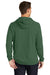 Sport-Tek ST272 Mens French Terry Hooded Sweatshirt Hoodie Heather Forest Green Model Back