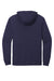 Sport-Tek ST272 Mens French Terry Hooded Sweatshirt Hoodie True Navy Blue Flat Back