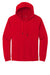 Sport-Tek ST272 Mens French Terry Hooded Sweatshirt Hoodie True Red Flat Front