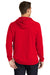 Sport-Tek ST272 Mens French Terry Hooded Sweatshirt Hoodie True Red Model Back