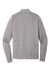 Sport-Tek ST273 Mens French Terry 1/4 Zip Sweatshirt Heather Grey Flat Back