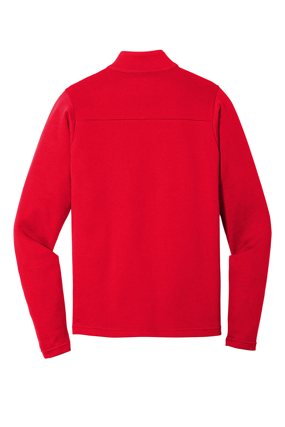 Sport-Tek ST273 Mens French Terry 1/4 Zip Sweatshirt True Red Flat Back