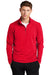 Sport-Tek ST273 Mens French Terry 1/4 Zip Sweatshirt True Red Model Front