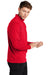 Sport-Tek ST273 Mens French Terry 1/4 Zip Sweatshirt True Red Model Side