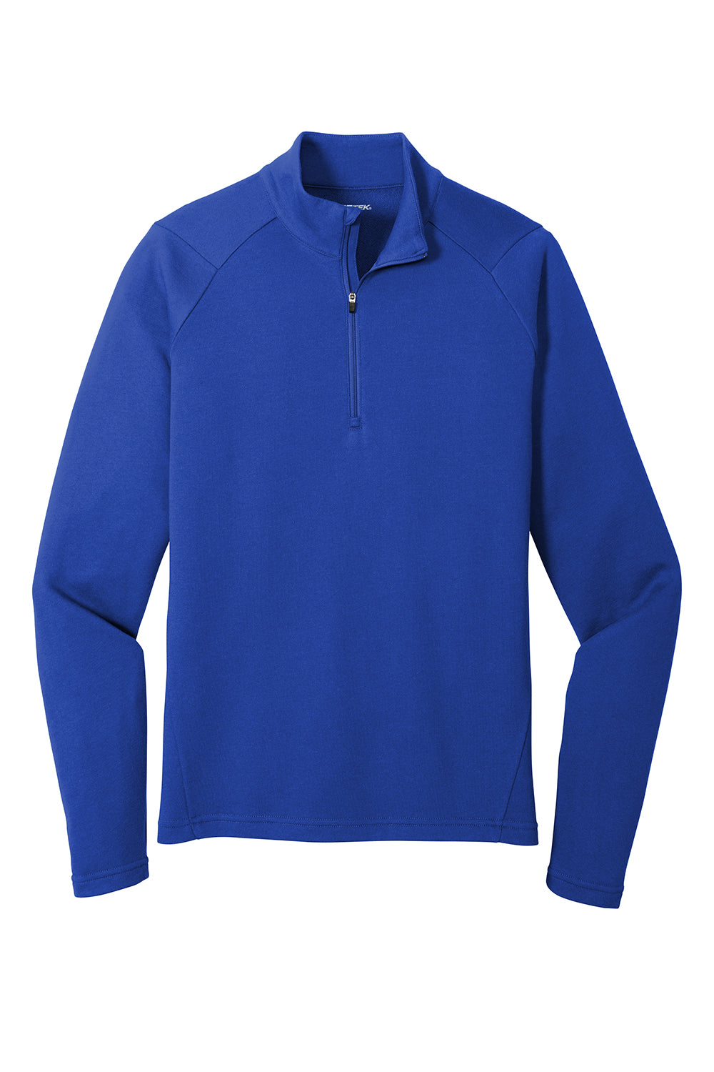 Sport-Tek ST273 Mens French Terry 1/4 Zip Sweatshirt True Royal Blue Flat Front