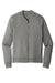 Sport-Tek ST274 Mens French Terry Full Zip Bomber Jacket Concrete Grey Flat Front