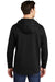 Sport-Tek ST280 Mens Triumph Fleece Hooded Sweatshirt Hoodie Black Model Back