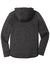 Sport-Tek ST280 Mens Triumph Fleece Hooded Sweatshirt Hoodie Heather Black Flat Back