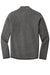 Sport-Tek ST281 Mens Triumph Fleece 1/4 Zip Sweatshirt Heather Dark Grey Flat Back