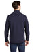 Sport-Tek ST281 Mens Triumph Fleece 1/4 Zip Sweatshirt Navy Blue Model Back