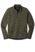 Sport-Tek ST281 Mens Triumph Fleece 1/4 Zip Sweatshirt Heather Olive Green Flat Front