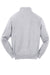 Sport-Tek ST283 Mens Fleece 1/4 Zip Sweatshirt Heather Grey Flat Back