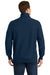 Sport-Tek ST283 Mens Fleece 1/4 Zip Sweatshirt True Navy Blue Model 3q