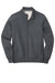 Sport-Tek ST284 Mens Full Zip Sweatshirt Heather Graphite Grey Flat Front