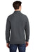 Sport-Tek ST284 Mens Full Zip Sweatshirt Heather Graphite Grey Model Back