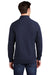 Sport-Tek ST284 Mens Full Zip Sweatshirt True Navy Blue Model Back