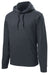 Sport-Tek ST290 Mens Repel Moisture Wicking Hooded Sweatshirt Hoodie Graphite Grey Flat Front