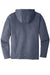 Sport-Tek ST293 Mens Moisture Wicking Fleece Full Zip Hooded Sweatshirt Hoodie Heather True Navy Blue Flat Back