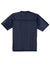 Sport-Tek ST307 Mens Short Sleeve V-Neck T-Shirt True Navy Blue Flat Back