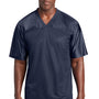 Sport-Tek Mens Short Sleeve V-Neck T-Shirt - True Navy Blue