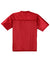 Sport-Tek ST307 Mens Short Sleeve V-Neck T-Shirt True Red Flat Back