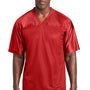 Sport-Tek Mens Short Sleeve V-Neck T-Shirt - True Red