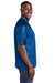 Sport-Tek ST307 Mens Short Sleeve V-Neck T-Shirt True Royal Blue Model Side