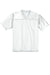 Sport-Tek ST307 Mens Short Sleeve V-Neck T-Shirt White Flat Front