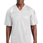 Sport-Tek Mens Short Sleeve V-Neck T-Shirt - White