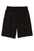 Sport-Tek ST310 Mens Jersey Knit Shorts w/ Pockets Black Flat Back