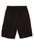 Sport-Tek ST312 Mens Moisture Wicking Tough Mesh Shorts w/ Pockets Black Flat Back