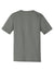 Sport-Tek ST320 Mens Tough Moisture Wicking Short Sleeve Crewneck T-Shirt Dark Smoke Grey Flat Back