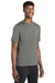 Sport-Tek ST320 Mens Tough Moisture Wicking Short Sleeve Crewneck T-Shirt Dark Smoke Grey Model 3q