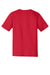 Sport-Tek ST320 Mens Tough Moisture Wicking Short Sleeve Crewneck T-Shirt Deep Red Flat Back