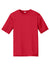 Sport-Tek ST320 Mens Tough Moisture Wicking Short Sleeve Crewneck T-Shirt Deep Red Flat Front