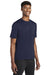 Sport-Tek ST320 Mens Tough Moisture Wicking Short Sleeve Crewneck T-Shirt True Navy Blue Model 3q