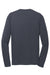 Sport-Tek ST340LS Mens RacerMesh Moisture Wicking Long Sleeve Crewneck T-Shirt Graphite Grey Flat Back