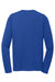 Sport-Tek ST340LS Mens RacerMesh Moisture Wicking Long Sleeve Crewneck T-Shirt True Royal Blue Flat Back