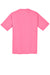 Sport-Tek ST340 Mens RacerMesh Moisture Wicking Short Sleeve Crewneck T-Shirt Bright Pink Flat Back